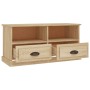 Mueble para TV madera contrachapada roble Sonoma 93x35,5x45 cm de vidaXL, Muebles TV - Ref: Foro24-816467, Precio: 62,48 €, D...