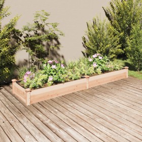 Flowerbed planter with solid fir wood lining 240x60x25 cm by vidaXL, Pots and planters - Ref: Foro24-364298, Price: 66,99 €, ...