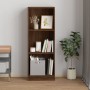 3-tier oak brown plywood shelf 40x24x109 cm by vidaXL, Bookcases and shelves - Ref: Foro24-819256, Price: 37,99 €, Discount: %