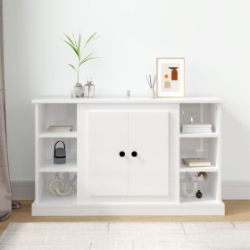 Aparador de madera contrachapada blanco brillante 100x35,5x60cm de vidaXL, Aparadores - Ref: Foro24-816442, Precio: 91,29 €, ...