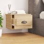 Sonoma oak wall bedside table 41.5x36x28 cm by vidaXL, Nightstands - Ref: Foro24-816382, Price: 34,41 €, Discount: %