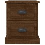 Mesita de noche madera contrachapada marrón roble 39x39x47,5 cm de vidaXL, Mesitas de noche - Ref: Foro24-816158, Precio: 43,...