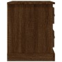 Mesita de noche madera contrachapada marrón roble 39x39x47,5 cm de vidaXL, Mesitas de noche - Ref: Foro24-816158, Precio: 43,...