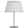 White wicker lampshade screen Ø50x30 cm by vidaXL, Lampshades - Ref: Foro24-364387, Price: 57,96 €, Discount: %