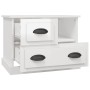 Glossy white nightstand 60x39x45 cm by vidaXL, Nightstands - Ref: Foro24-816362, Price: 63,33 €, Discount: %