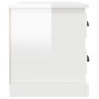 Glossy white nightstand 60x39x45 cm by vidaXL, Nightstands - Ref: Foro24-816362, Price: 63,33 €, Discount: %