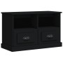 Black plywood TV cabinet 80x35x50 cm by vidaXL, TV Furniture - Ref: Foro24-816281, Price: 61,99 €, Discount: %