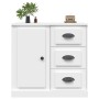 Aparador de madera contrachapada blanco 70x35,5x67,5 cm de vidaXL, Aparadores - Ref: Foro24-816192, Precio: 83,99 €, Descuent...