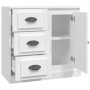 Aparador de madera contrachapada blanco 70x35,5x67,5 cm de vidaXL, Aparadores - Ref: Foro24-816192, Precio: 83,99 €, Descuent...