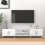 TV stand made of white plywood 180x31.5x40 cm by vidaXL, TV Furniture - Ref: Foro24-816256, Price: 96,88 €, Discount: %