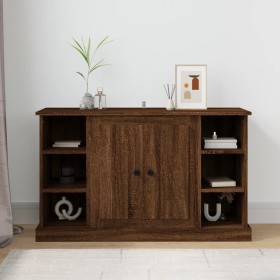 Brown oak plywood sideboard 100x35.5x60 cm by vidaXL, Sideboards - Ref: Foro24-816447, Price: 92,99 €, Discount: %