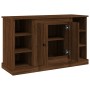 Aparador de madera contrachapada roble marrón 100x35,5x60 cm de vidaXL, Aparadores - Ref: Foro24-816447, Precio: 101,57 €, De...