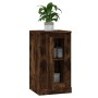 Smoked oak plywood sideboard 37.5x35.5x67.5 cm by vidaXL, Sideboards - Ref: Foro24-816210, Price: 46,06 €, Discount: %