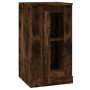 Aparador madera contrachapada roble ahumado 37,5x35,5x67,5 cm de vidaXL, Aparadores - Ref: Foro24-816210, Precio: 46,06 €, De...