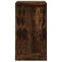 Aparador madera contrachapada roble ahumado 37,5x35,5x67,5 cm de vidaXL, Aparadores - Ref: Foro24-816210, Precio: 46,06 €, De...