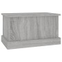 Sonoma gray plywood storage trunk 50x30x28 cm by vidaXL, Storage trunks - Ref: Foro24-816502, Price: 33,98 €, Discount: %