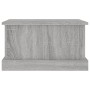 Baúl almacenaje madera contrachapada gris sonoma 50x30x28 cm de vidaXL, Baúles de almacenamiento - Ref: Foro24-816502, Precio...