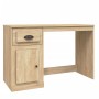 Escritorio con cajón madera contrachapada roble 115x50x75 cm de vidaXL, Escritorios - Ref: Foro24-816475, Precio: 89,79 €, De...