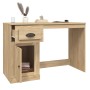 Escritorio con cajón madera contrachapada roble 115x50x75 cm de vidaXL, Escritorios - Ref: Foro24-816475, Precio: 89,79 €, De...