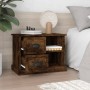 Smoked oak nightstand 60x35.5x45 cm by vidaXL, Nightstands - Ref: Foro24-816373, Price: 54,91 €, Discount: %