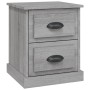 Mesita de noche madera contrachapada gris Sonoma 39x39x47,5 cm de vidaXL, Mesitas de noche - Ref: Foro24-816156, Precio: 43,9...