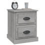 Sonoma gray plywood bedside table 39x39x47.5 cm by vidaXL, Nightstands - Ref: Foro24-816156, Price: 43,99 €, Discount: %