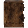 Smoked oak nightstand 60x35.5x45 cm by vidaXL, Nightstands - Ref: Foro24-816373, Price: 54,91 €, Discount: %