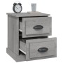 Mesita de noche madera contrachapada gris Sonoma 39x39x47,5 cm de vidaXL, Mesitas de noche - Ref: Foro24-816156, Precio: 43,9...