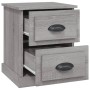 Sonoma gray plywood bedside table 39x39x47.5 cm by vidaXL, Nightstands - Ref: Foro24-816156, Price: 43,99 €, Discount: %