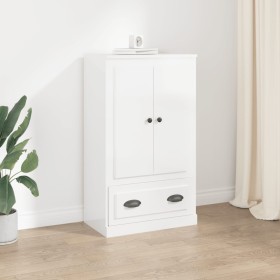 Glossy white plywood sideboard 60x35.5x103.5 cm by vidaXL, Sideboards - Ref: Foro24-816298, Price: 94,99 €, Discount: %