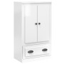 Aparador de madera contrachapada blanco brillo 60x35,5x103,5 cm de vidaXL, Aparadores - Ref: Foro24-816298, Precio: 94,59 €, ...