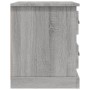 Mesita de noche madera contrachapada gris Sonoma 39x39x47,5 cm de vidaXL, Mesitas de noche - Ref: Foro24-816156, Precio: 43,9...