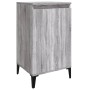 Bedside tables 2 units plywood gray 40x35x70 cm by vidaXL, Nightstands - Ref: Foro24-819657, Price: 57,93 €, Discount: %