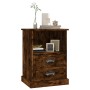 Bedside tables 2 units in smoked oak color 43x36x60 cm by vidaXL, Nightstands - Ref: Foro24-816339, Price: 93,39 €, Discount: %