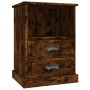 Bedside tables 2 units in smoked oak color 43x36x60 cm by vidaXL, Nightstands - Ref: Foro24-816339, Price: 93,39 €, Discount: %