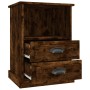 Bedside tables 2 units in smoked oak color 43x36x60 cm by vidaXL, Nightstands - Ref: Foro24-816339, Price: 93,39 €, Discount: %