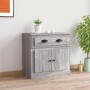 Aparador de madera contrachapada gris Sonoma 70x35,5x67,5 cm de vidaXL, Aparadores - Ref: Foro24-816430, Precio: 97,30 €, Des...