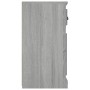 Aparador de madera contrachapada gris Sonoma 70x35,5x67,5 cm de vidaXL, Aparadores - Ref: Foro24-816430, Precio: 97,30 €, Des...