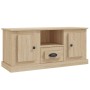 Sonoma oak plywood TV cabinet 100x35.5x45 cm by vidaXL, TV Furniture - Ref: Foro24-816459, Price: 68,17 €, Discount: %