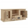 Sonoma oak plywood TV cabinet 100x35.5x45 cm by vidaXL, TV Furniture - Ref: Foro24-816459, Price: 68,17 €, Discount: %