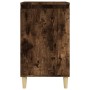 Mesita de noche madera contrachapada roble ahumado 40x35x70 cm de vidaXL, Mesitas de noche - Ref: Foro24-819638, Precio: 41,1...