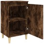 Mesita de noche madera contrachapada roble ahumado 40x35x70 cm de vidaXL, Mesitas de noche - Ref: Foro24-819638, Precio: 41,1...