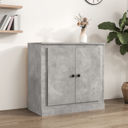 Aparador de madera contrachapada gris hormigón 70x35,5x67,5 cm de vidaXL, Aparadores - Ref: Foro24-816188, Precio: 78,76 €, D...