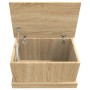 Sonoma oak plywood storage trunk 50x30x28 cm by vidaXL, Storage trunks - Ref: Foro24-816499, Price: 32,89 €, Discount: %