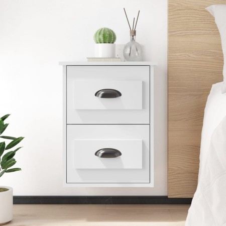 White wall bedside table 41.5x36x53 cm by vidaXL, Nightstands - Ref: Foro24-816392, Price: 50,11 €, Discount: %