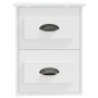 White wall bedside table 41.5x36x53 cm by vidaXL, Nightstands - Ref: Foro24-816392, Price: 50,11 €, Discount: %