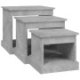 Coffee tables 3 units concrete gray engineered wood by vidaXL, Coffee table - Ref: Foro24-816492, Price: 66,20 €, Discount: %