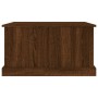 Baúl almacenaje madera contrachapada roble marrón 70x40x38 cm de vidaXL, Baúles de almacenamiento - Ref: Foro24-816511, Preci...