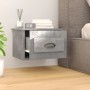 Wall-mounted bedside table 2 units in concrete gray color 41.5x36x28cm by vidaXL, Nightstands - Ref: Foro24-816385, Price: 59...