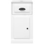 Auxiliary cabinet with glossy white wooden drawer 40x50x75 cm by vidaXL, Lockers and storage cabinets - Ref: Foro24-816482, P...